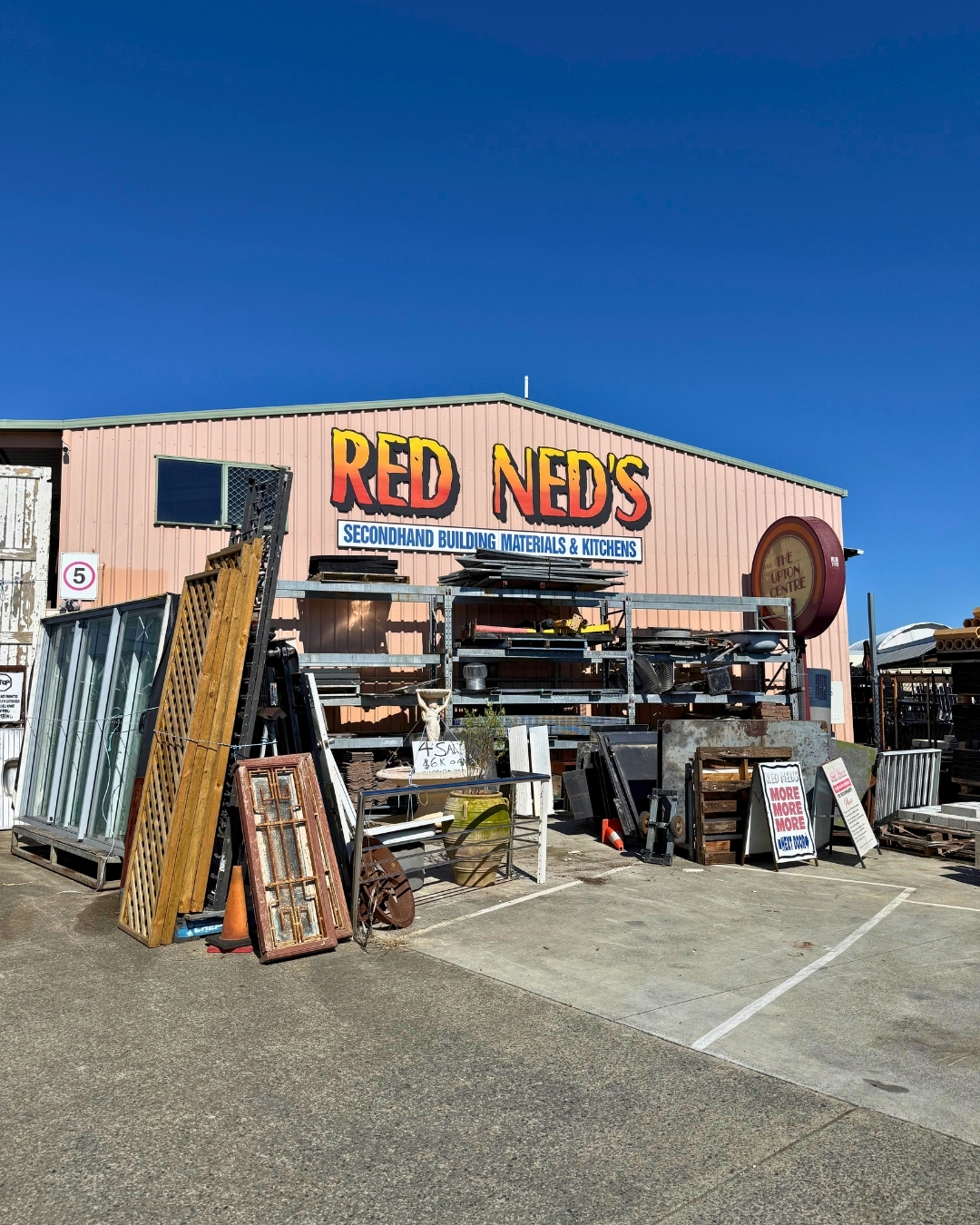 Red Ned's shed at 46 Machinery Drive